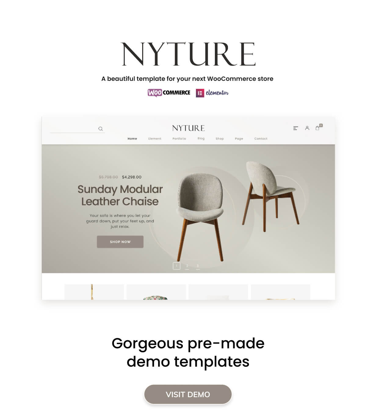 Nyture - Furniture WooCommerce Theme - 2